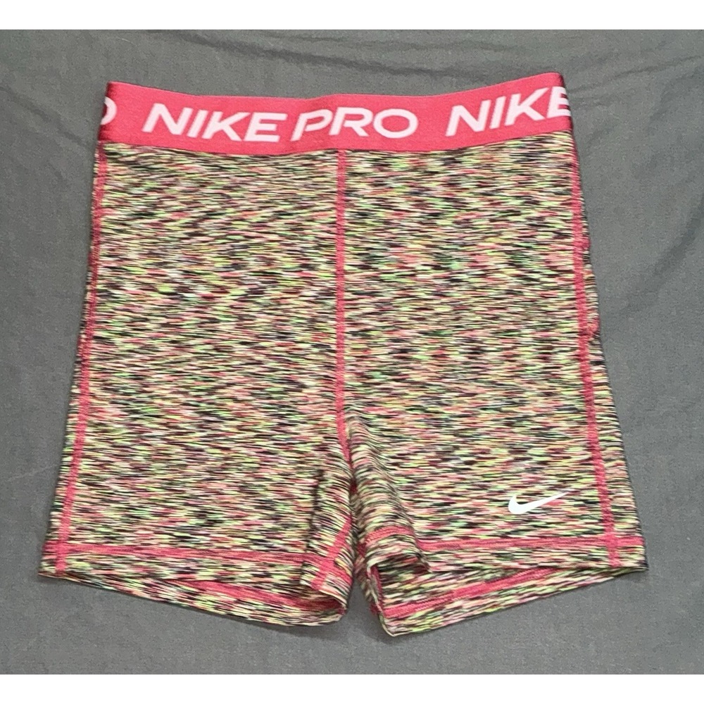 Nike Pro 3" Spacedye HJ6348 Compression Shorts NEW Sz Small Womens